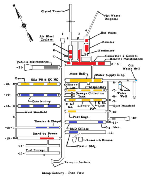 Camp Century Layout